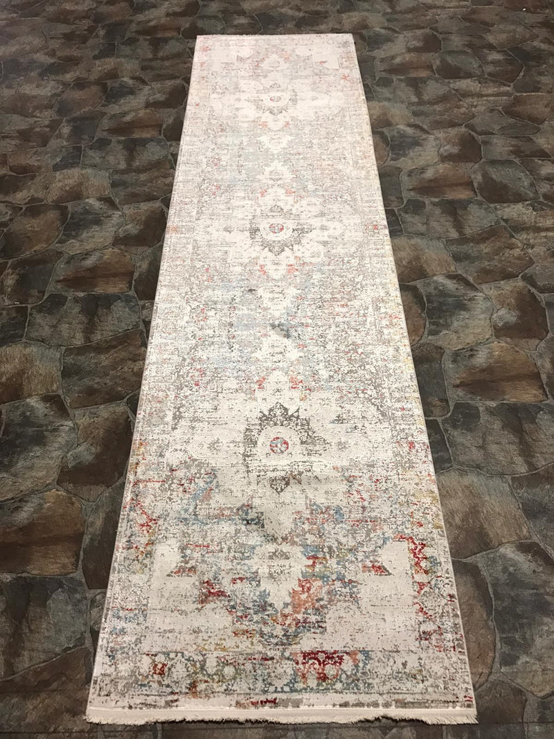 3x10 Red and Blue Turkish Antep Runner