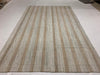 6x10 Off White and Beige Turkish Tribal Rug