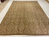 9x12 Brown and Blue Modern Contemporary Rug