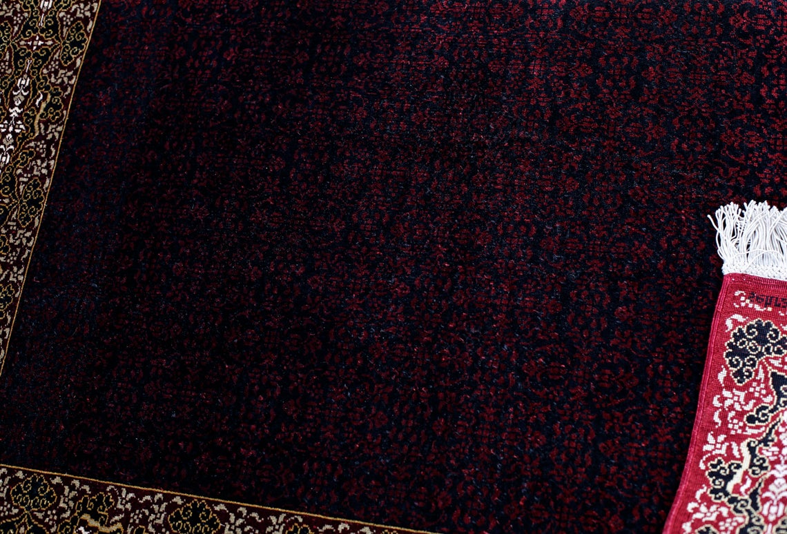 2x4 Red and Gold Turkish Anatolian Rug