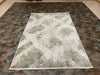 5x8 Green and White Turkish Antep Rug