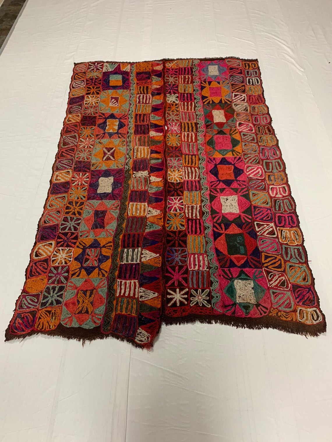 4x7 Multicolor Turkish Patchwork Rug
