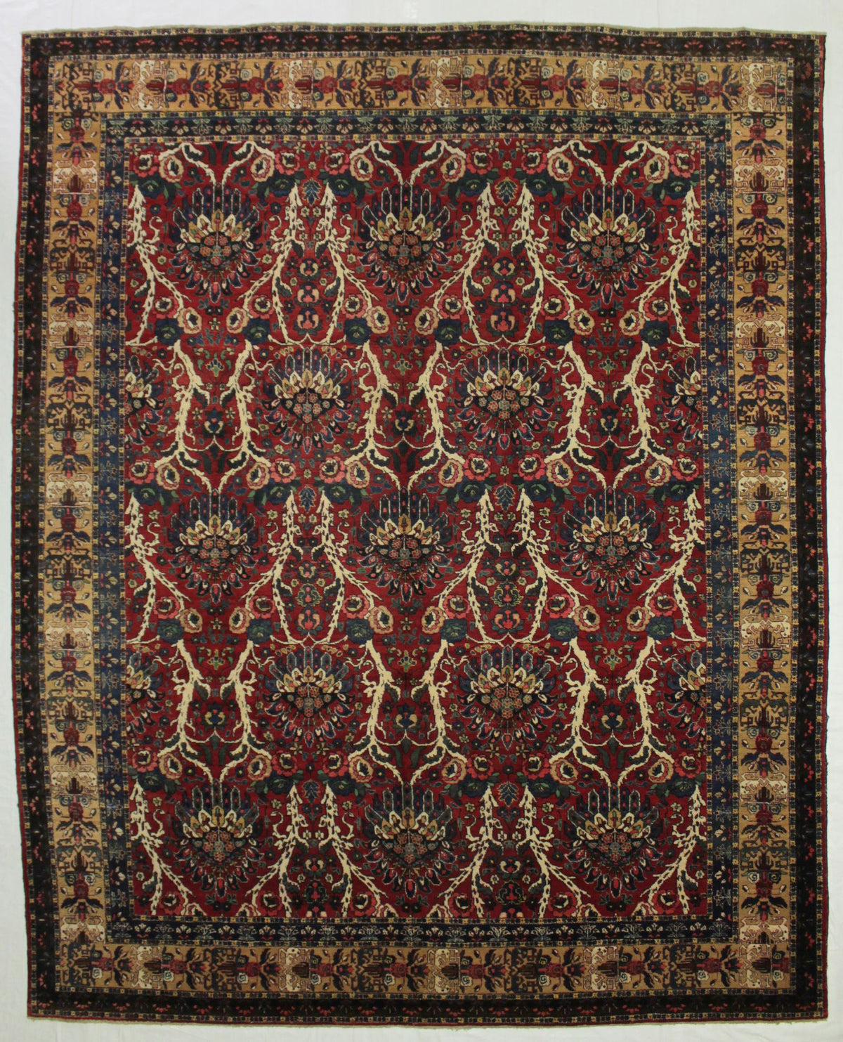 10x12 Red and Gold Persian Rug