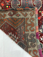 3x13 Brown and Ivory Turkish Tribal Runner