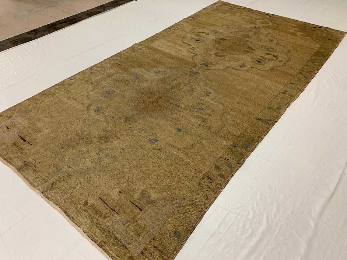 5x10 Ivory Turkish Tribal Runner