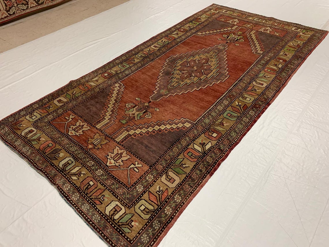 5x9 Red and Beige Kazak Tribal Rug