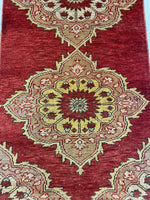 3x11 Red and Gold Turkish Tribal Runner