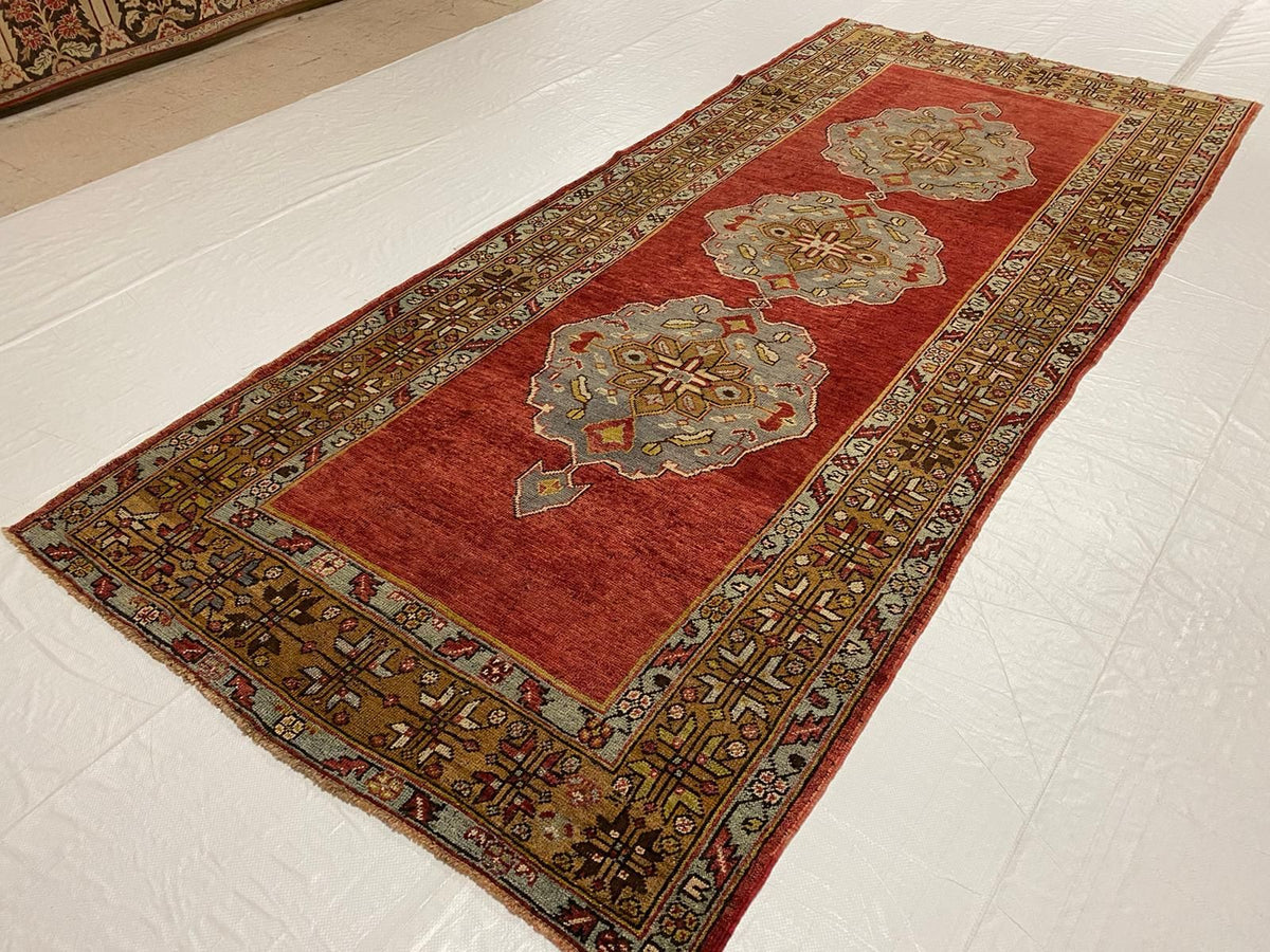 5x11 Red and Rust Turkish Tribal Runner