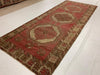 5x12 Red and Ivory Turkish Tribal Runner