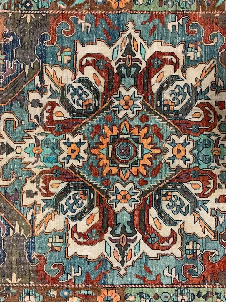 4x8 Multicolor Turkish Tribal Rug