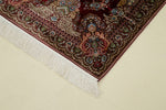 3x4 Red and Navy Turkish Antep Rug