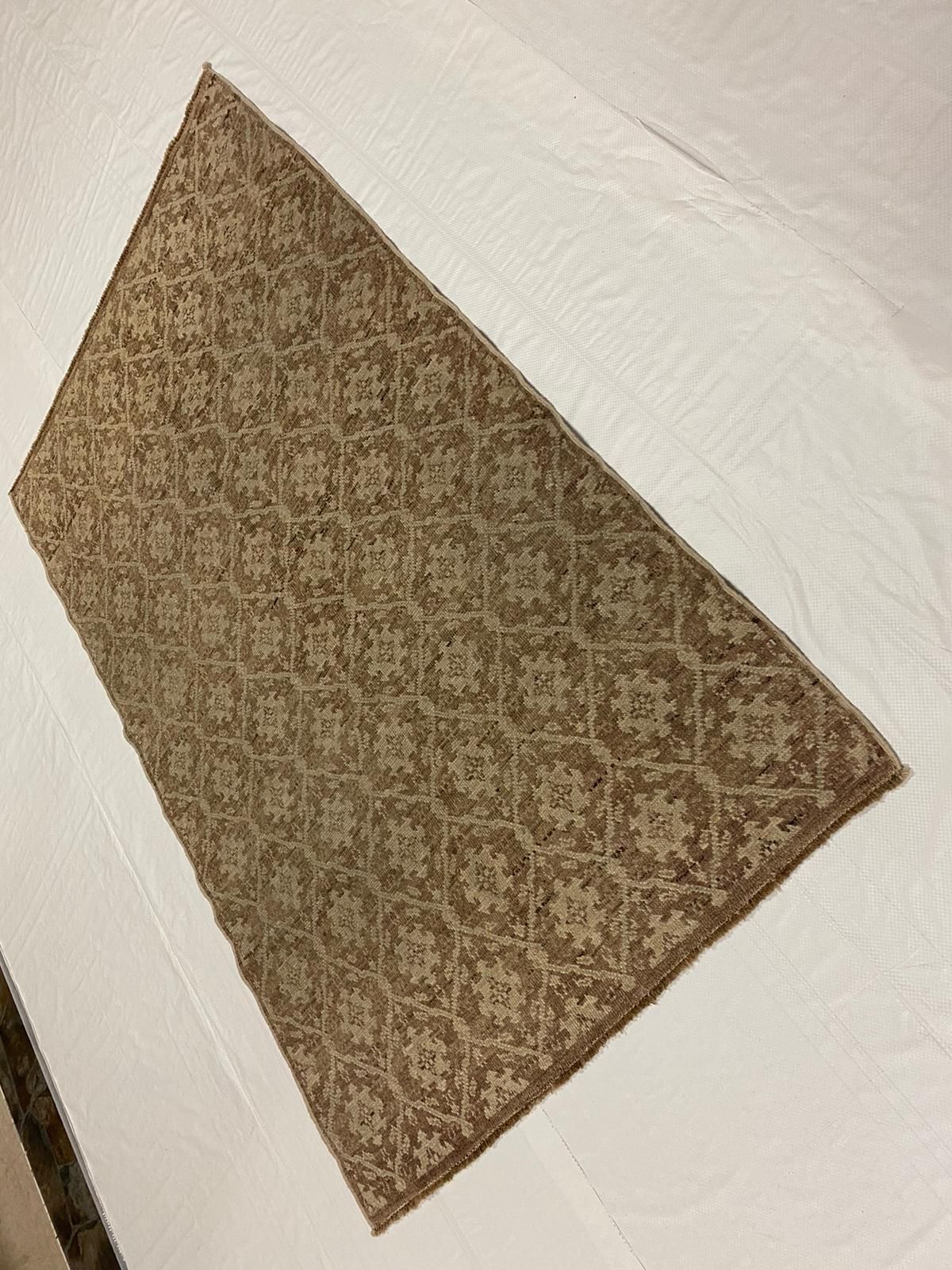 4x6 Brown and Beige Modern Contemporary Rug