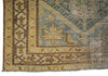 3x17 Green and Beige Persian Tribal Runner