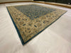 8x9 Blue and Ivory Persian Rug