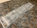 3x10 Gray and Gold Turkish Antep Runner