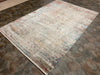 7x10 Red and Blue Turkish Antep Rug