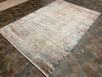 7x10 Red and Blue Turkish Antep Rug