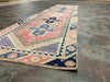 2x9 Pink and Navy Turkish Tribal Runner