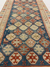 3x12 Blue and Ivory Persian Runner