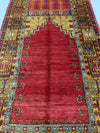 5x10 Red and Gold Turkish Tribal Runner