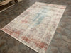 5x8 White and Multicolor Turkish Antep Rug