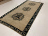 5x9 Gold and Blue Turkish Tribal Rug