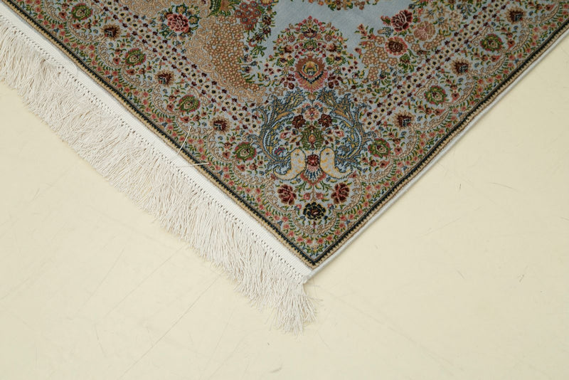 3x4 Ivory and Beige Turkish Antep Rug