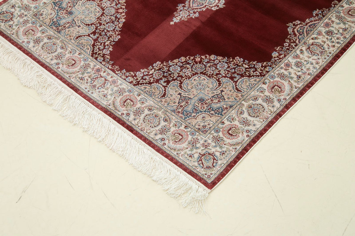 3x10 Red and Ivory Turkish Antep Runner