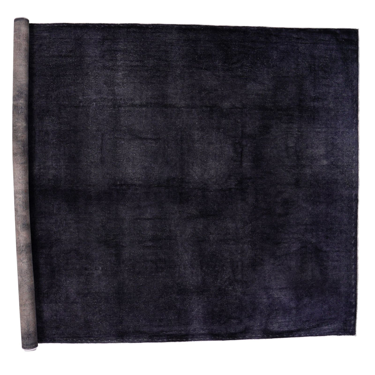 9x14 Black Turkish Overdyed Rug
