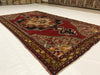 4x8 Red and Gold Turkish Tribal Rug