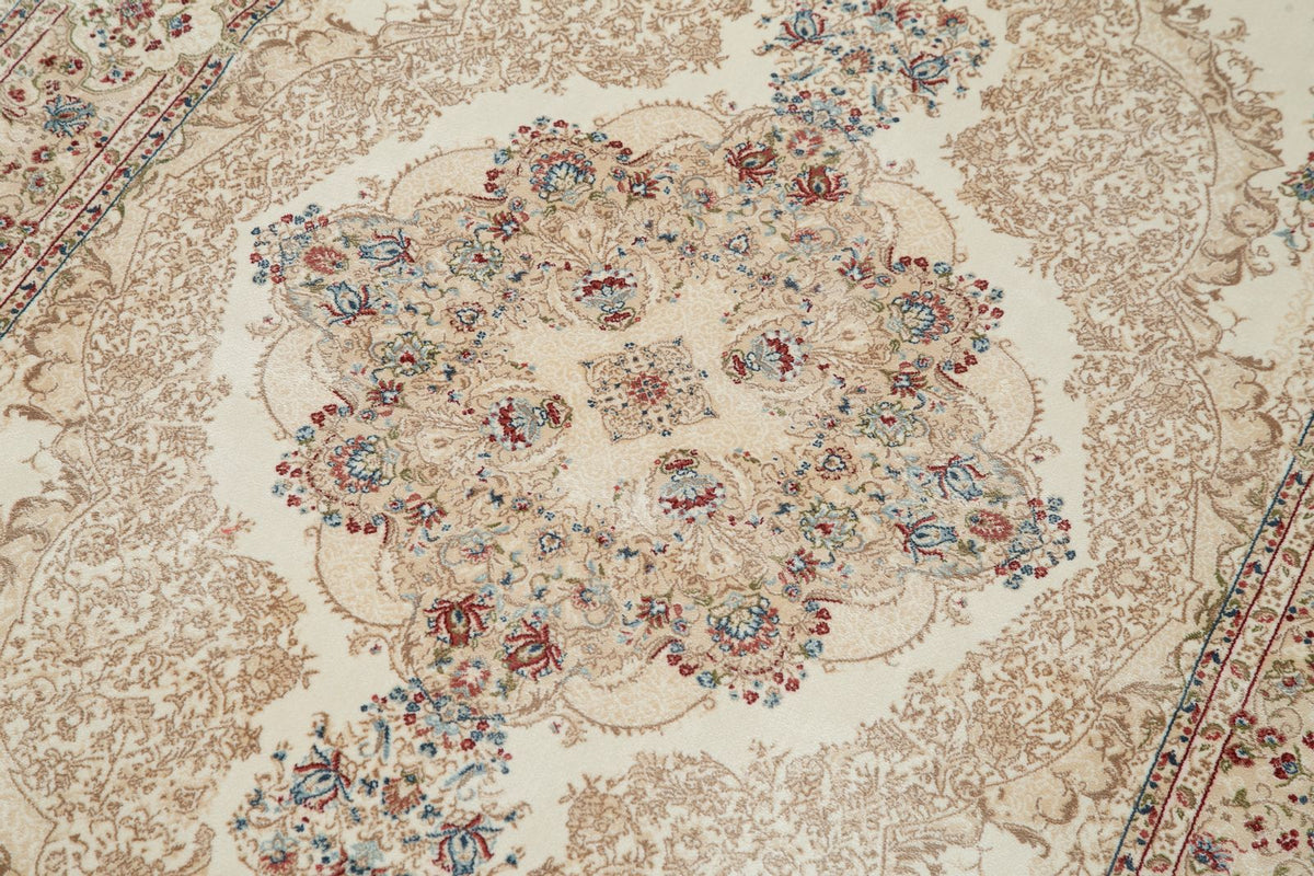 3x10 Ivory and Red Turkish Antep Runner