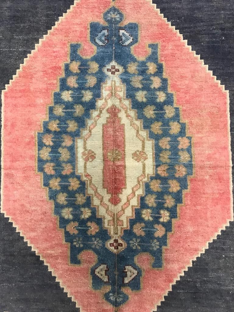 5x8 Pink and Purple Turkish Tribal Rug