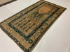 5x8 Ivory and Green Turkish Tribal Rug