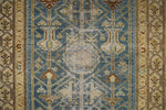 3x17 Green and Beige Persian Tribal Runner