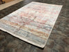 7x10 Red and Blue Turkish Antep Rug