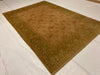 7x10 Gold and Green Turkish Oushak Rug