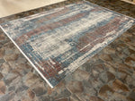 10x13 Red and Blue Turkish Antep Rug