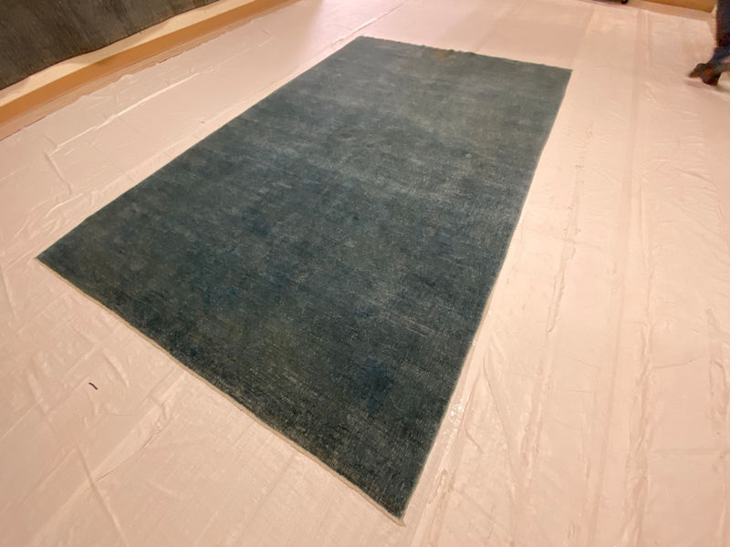6x10 Navy and Blue Modern Contemporary Rug