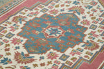 6x12 Red and Blue Turkish Tribal Runner