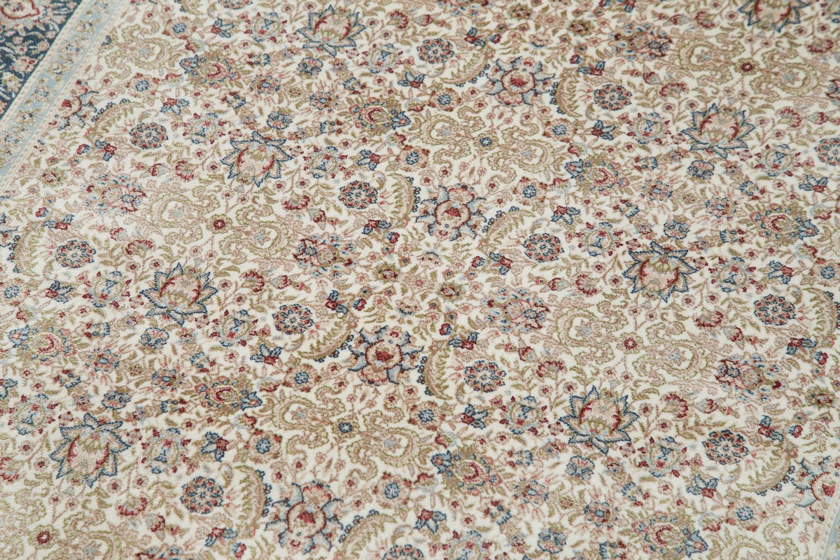 3x10 Ivory and Blue Turkish Antep Runner