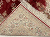 5x8 Red and Off-White Turkish Antep Rug