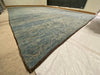13x19 Blue and Ivory Modern Contemporary Rug