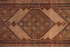 3x15 Brown and Beige Turkish Persian Runner