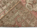 3x8 Red and Beige Turkish Tribal Runner