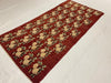 4x8 Red and Ivory Turkish Tribal Rug