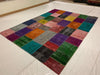 8x11 Multicolor Turkish Patchwork Rug