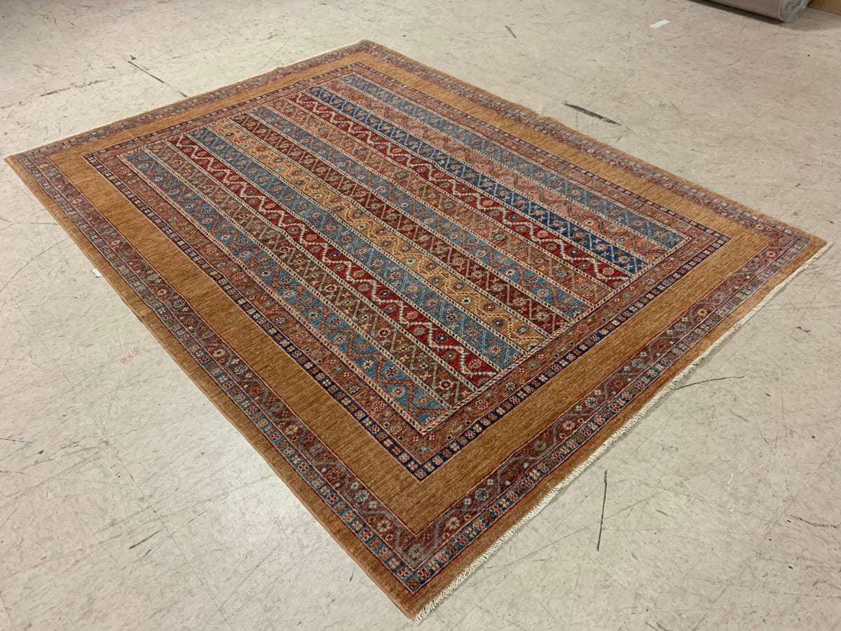 6x8 Multicolor Turkish Tribal Rug