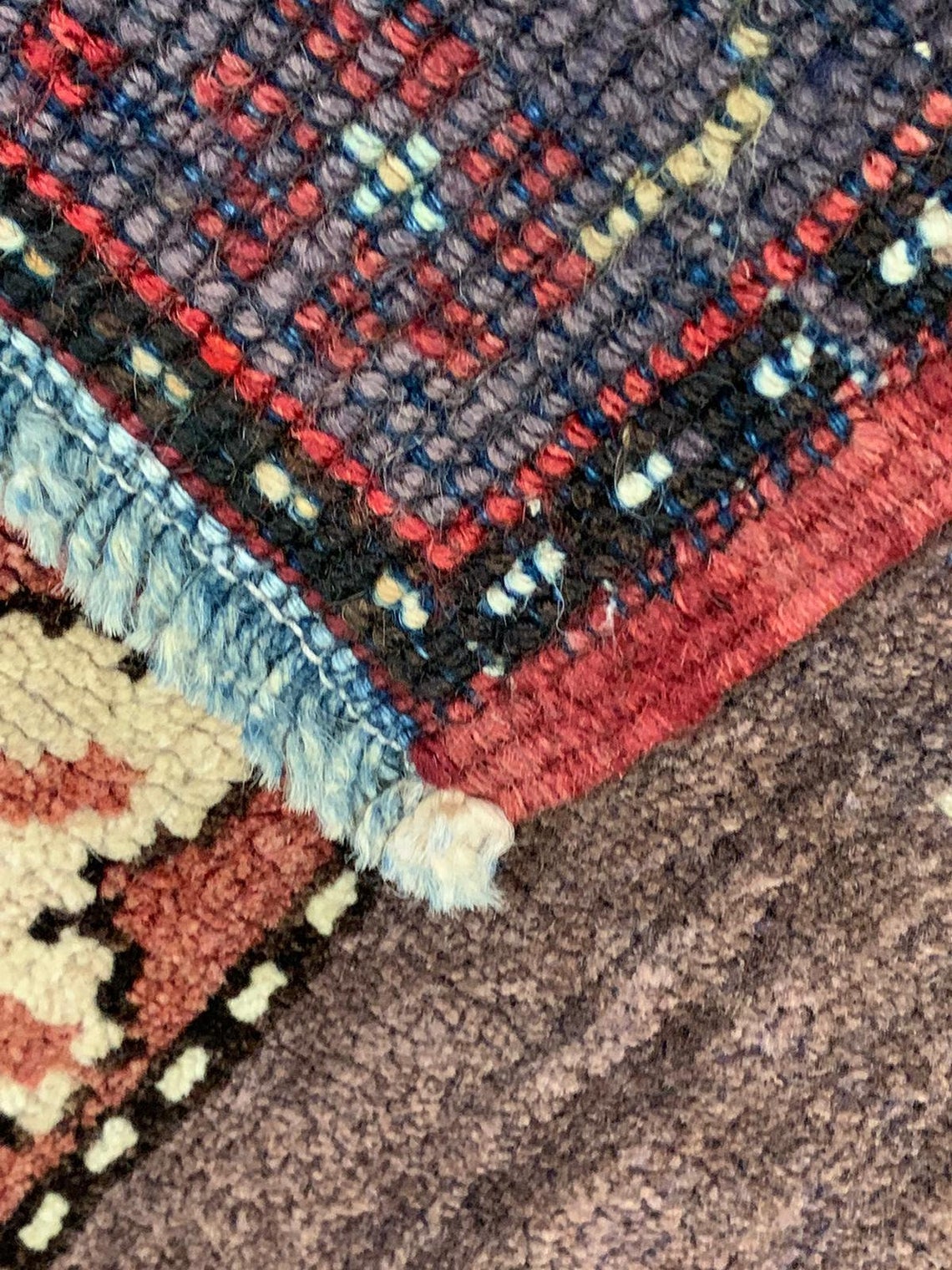 5x9 Red and Beige Kazak Tribal Rug