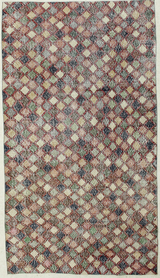 5x9 Multicolor Turkish Anatolian Rug