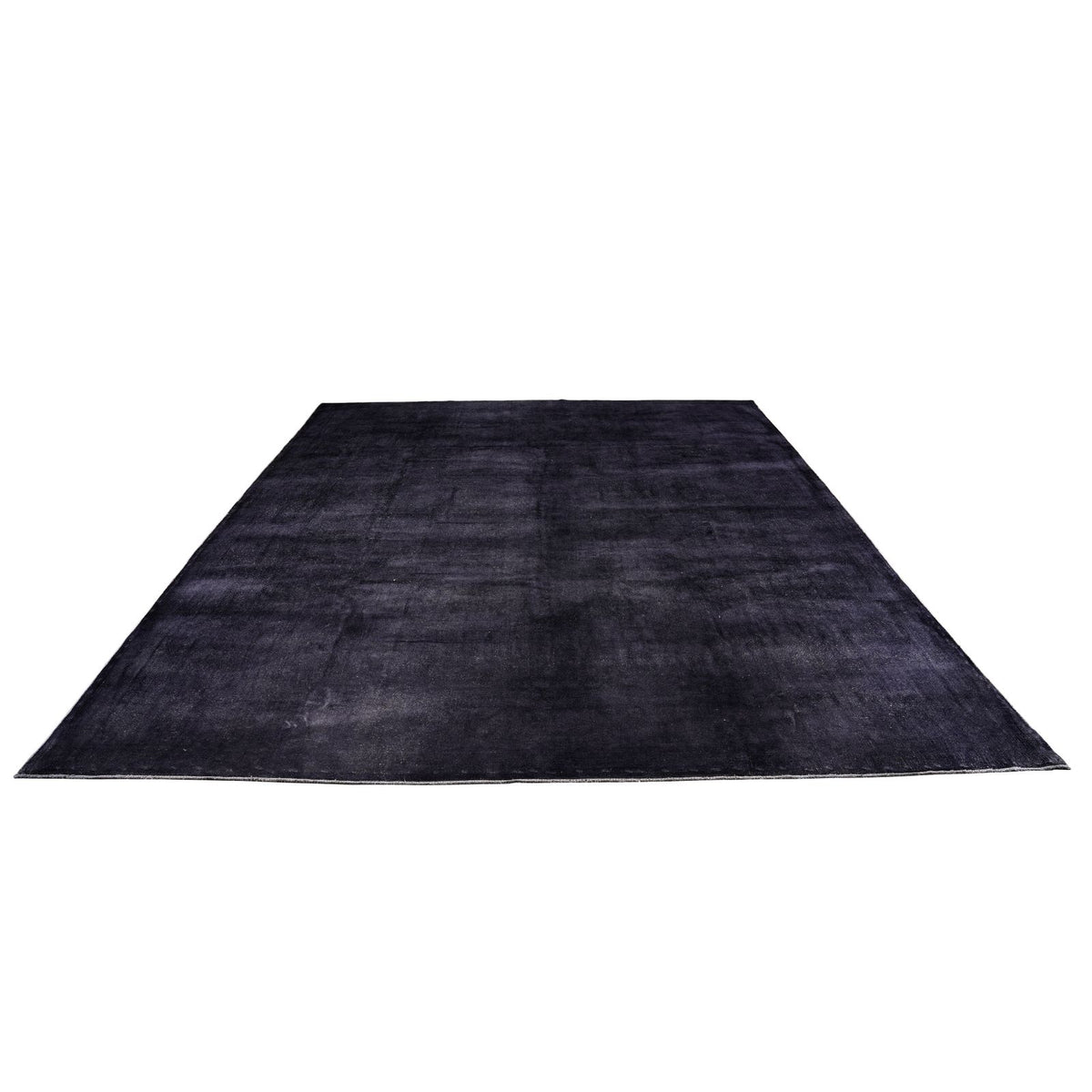 9x14 Black Turkish Overdyed Rug